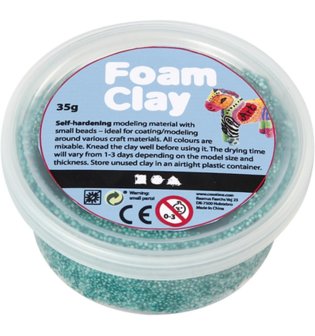 Foam Clay, Donker Groen, 35 gram Per stuk