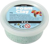 Foam Clay, Glitter Groen, 35 gram Per stuk