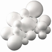 Bal - Styropor bal 7 cm (piepschuim) Per stuk