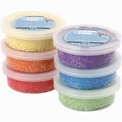 Foam Clay, Metallic Frisse Kleur 6x20 gram Per stuk