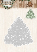 Embossing Die Cut Stencil Woodlandwinter nr 38 per stuk
