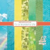 It's A Wonderfull life - Set 6x6 inch - 190gsm per stuk