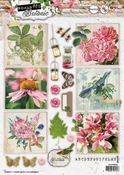 Easy 3D Stansvel A4 Romantic Botanic nr 588 per stuk