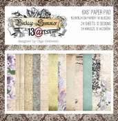 Vintage Summer Paper Pad 6"x6" Per stuk