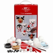 Themaset Kerstballen - Foam Clay - Silk Clay per stuk