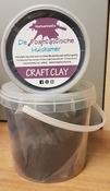 Craft Foam Clay - Zwart - 300 gram pot Per stuk