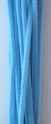 Chenille draad, 6 mm, Aqua - 20 stuks in zakje Per zakje