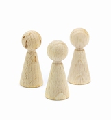 Houten poppetje 45x25mm