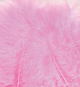 Marabou Feathers,Pink,15pcs