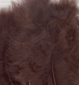 Marabou Feathers,Brown,15pcs