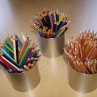 (Kleur)potlood | (Brush) Pen | Krijt | Stift
