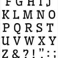 Alfabet - losse letters